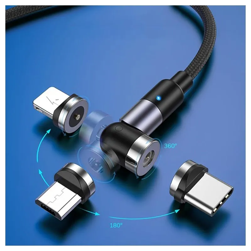 ROTERENDE 3-I-1 MAGNETISK KABEL