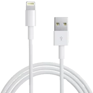 2 x kabler 1 meter iPhone til usb